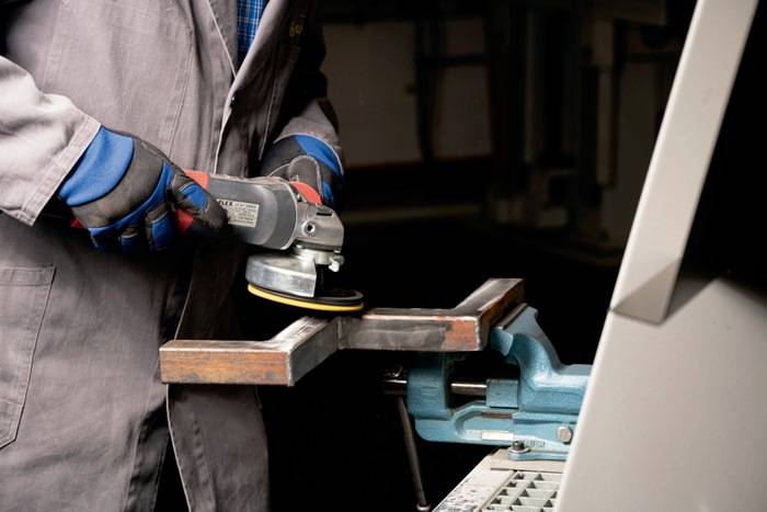 Vliesscheibe NDS 800 D.125mm coarse 50 braun m.Zentrierung KLINGSPOR