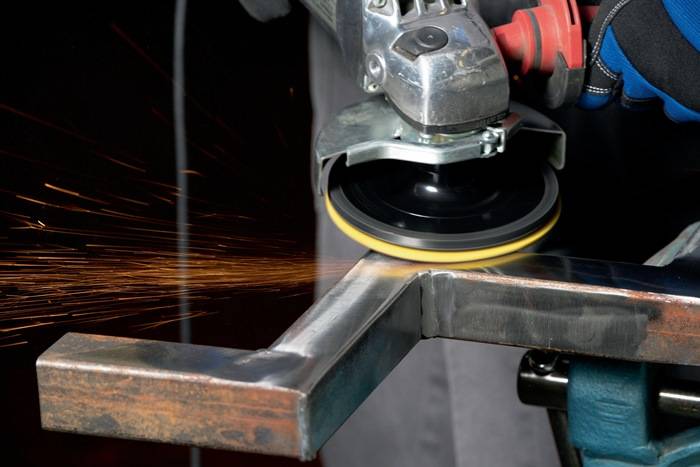 Vliesscheibe NDS 800 D.125mm coarse 50 braun m.Zentrierung KLINGSPOR