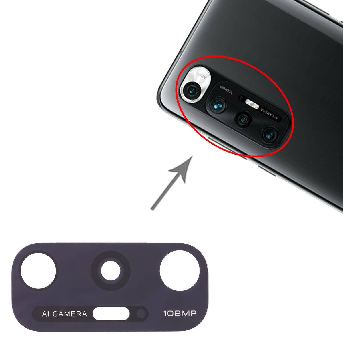 Back Rück Kamera Cam Linse für Xiaomi Mi 10s Ersatzteil Reparatur Zubehör