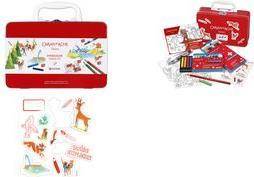 CARAN D'ACHE SWISSCOLOR Travel Kit, im Koffer Koffer aus Metall, Maße: (B)200 x (T)145 x (H)52 mm, Inhalt:
