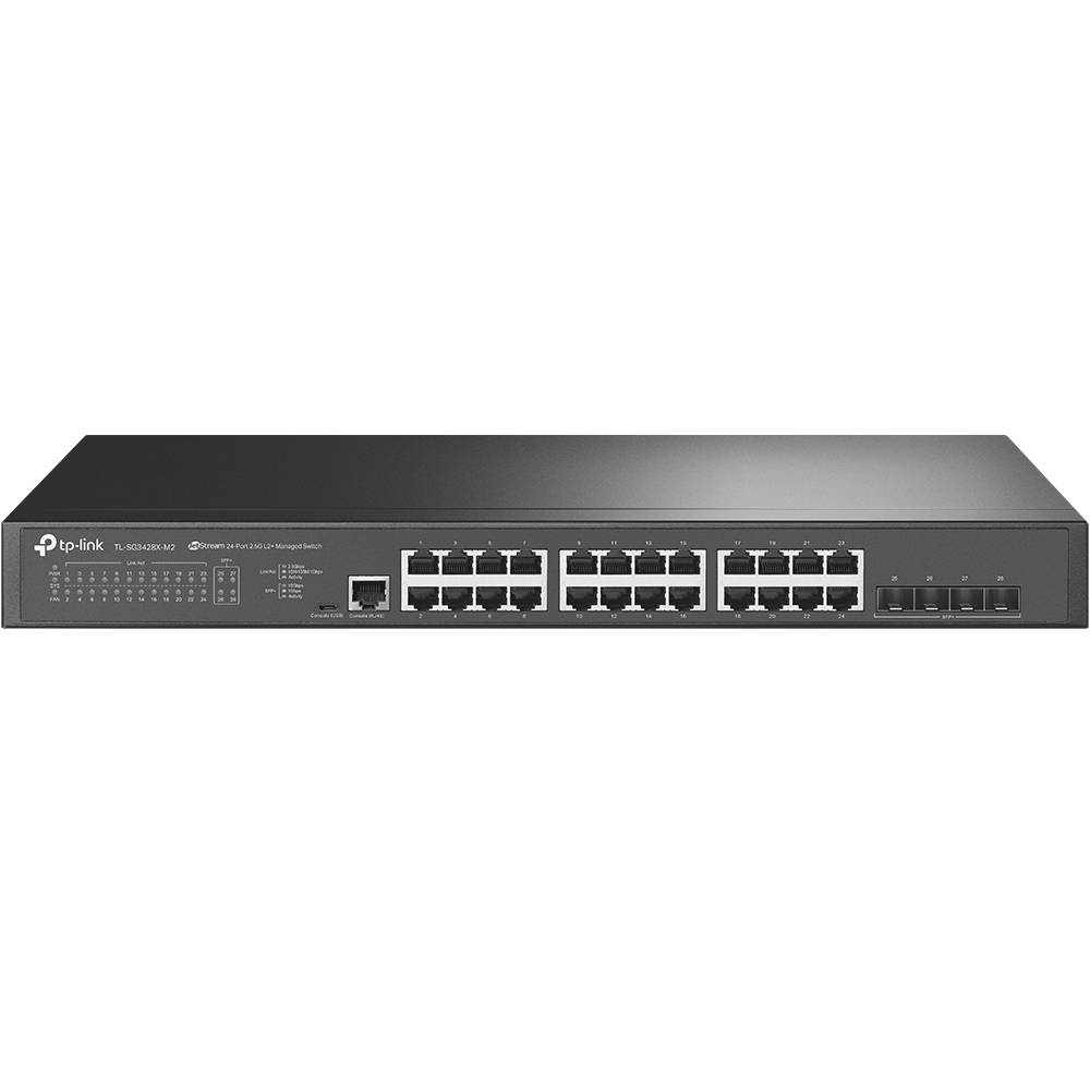 JetStream TL-SG3428X-M2 V1.6 Switch mit 24 Anschlüssen und 2,5 Gigabit