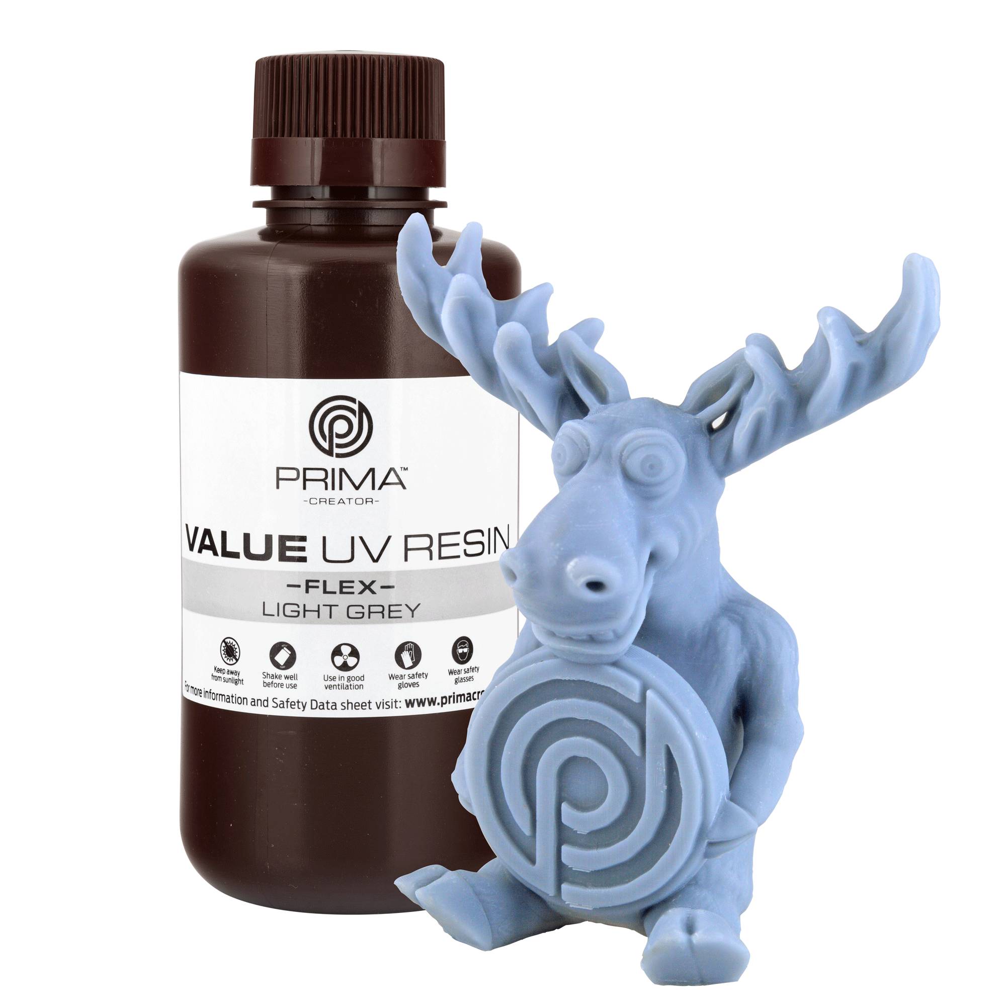 Value Flex UV Resin - 500 ml - Light Grey