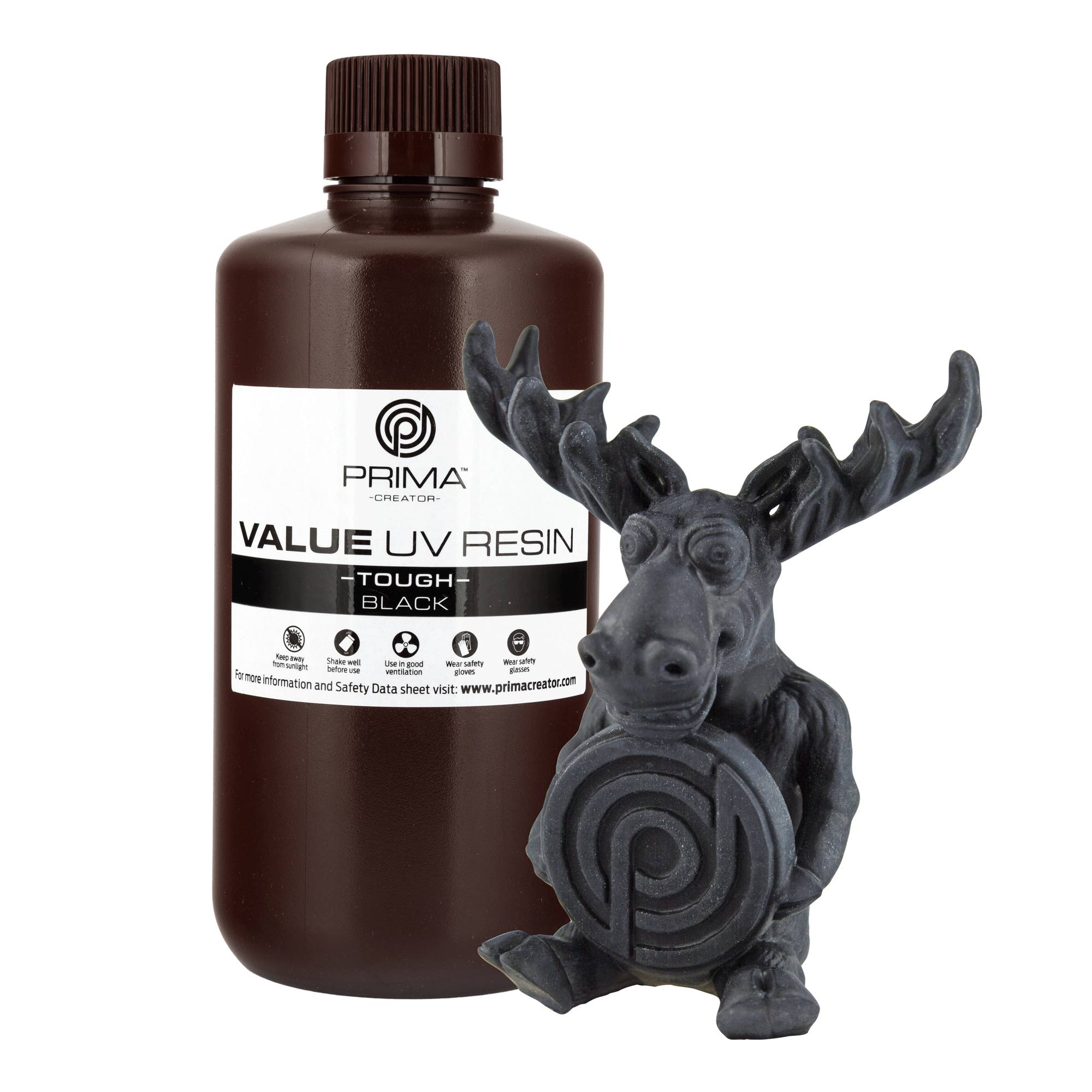 Value Tough UV Resin (ABS Like) - 1000 ml - Black