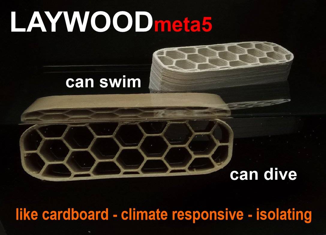 LayFilaments LAYWOODmeta5 Filament - 1.75mm - 250 g