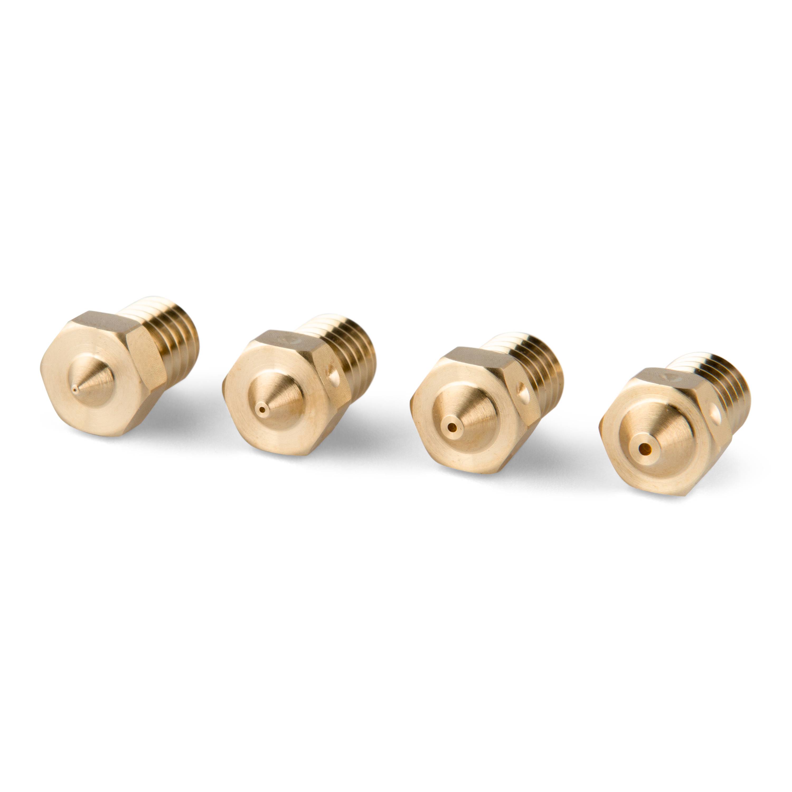 P120 Mixed Size Brass Nozzle x 4