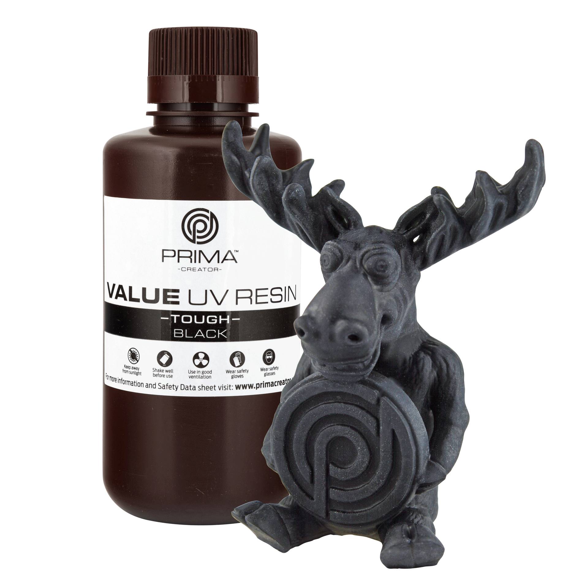 Value Tough UV Resin (ABS Like) - 500 ml - Black