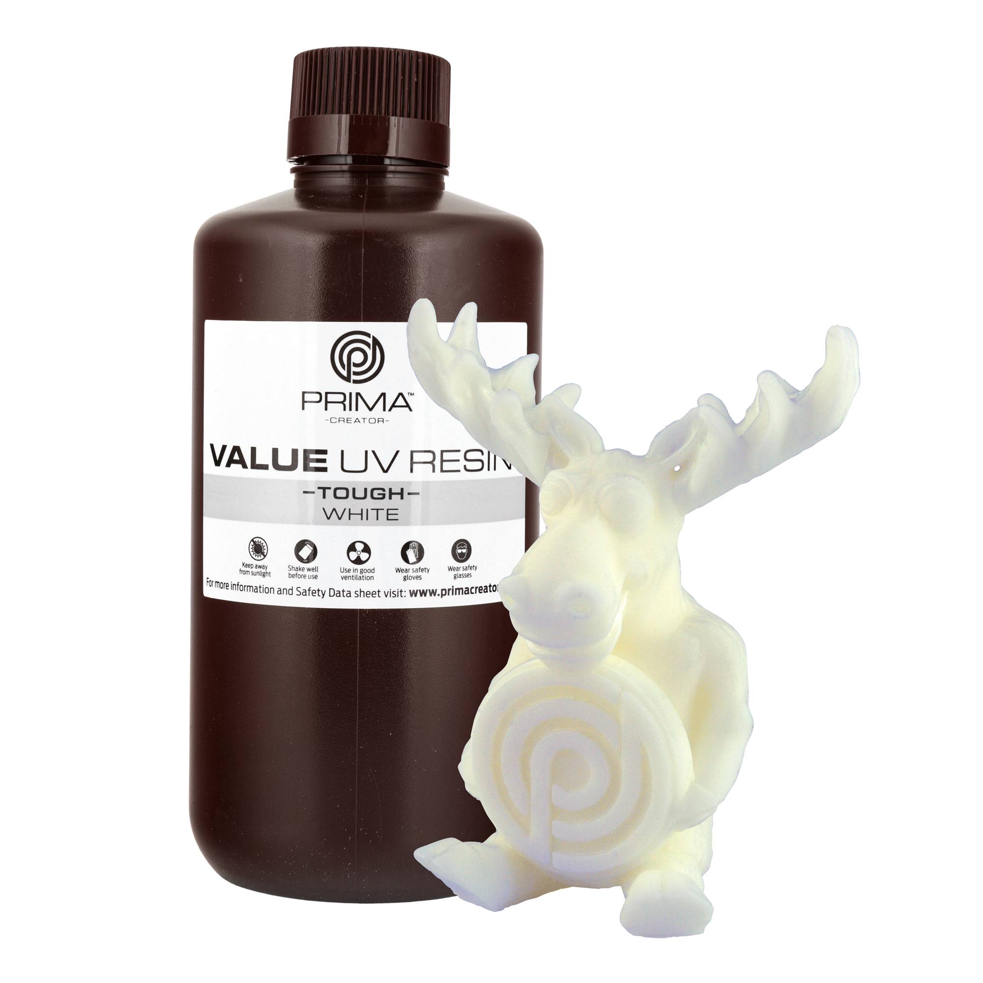 Value Tough UV Resin (ABS Like) - 1000 ml - White