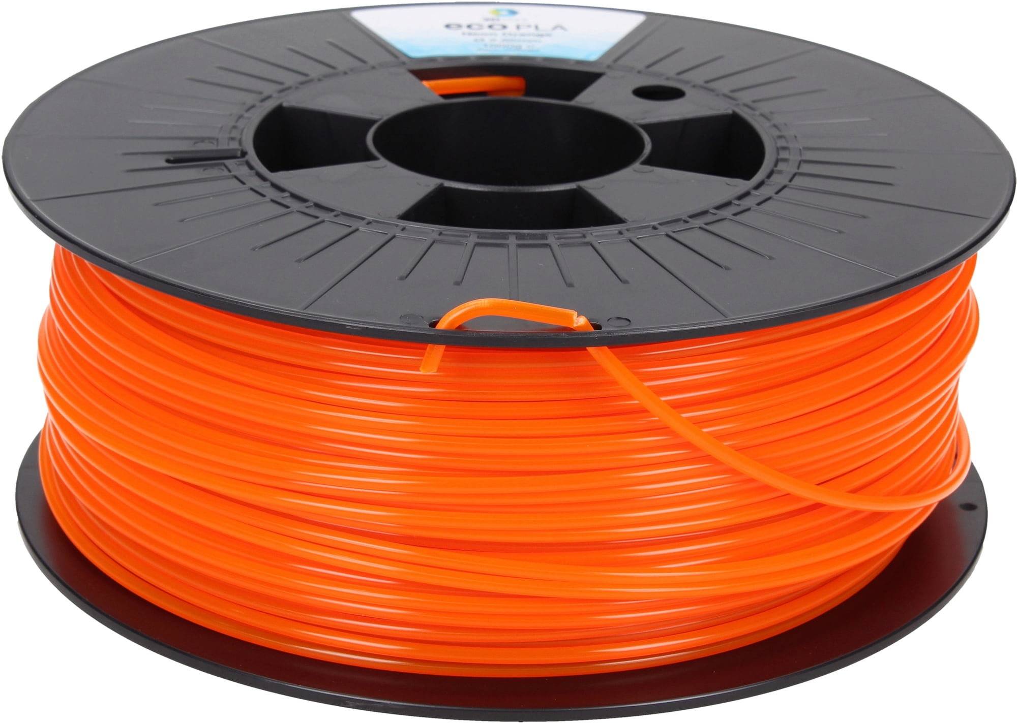 3DJAKE ecoPLA Neon Orange - 1,75mm / 1000 g