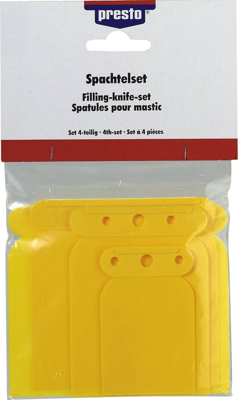 Motip Dupli Spachtelklingen Set 4-teilig - Kunststoff