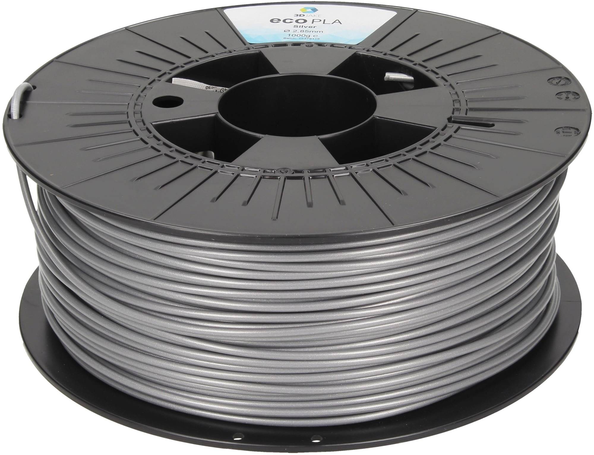 3DJAKE ecoPLA Silber - 2,85mm / 1000 g