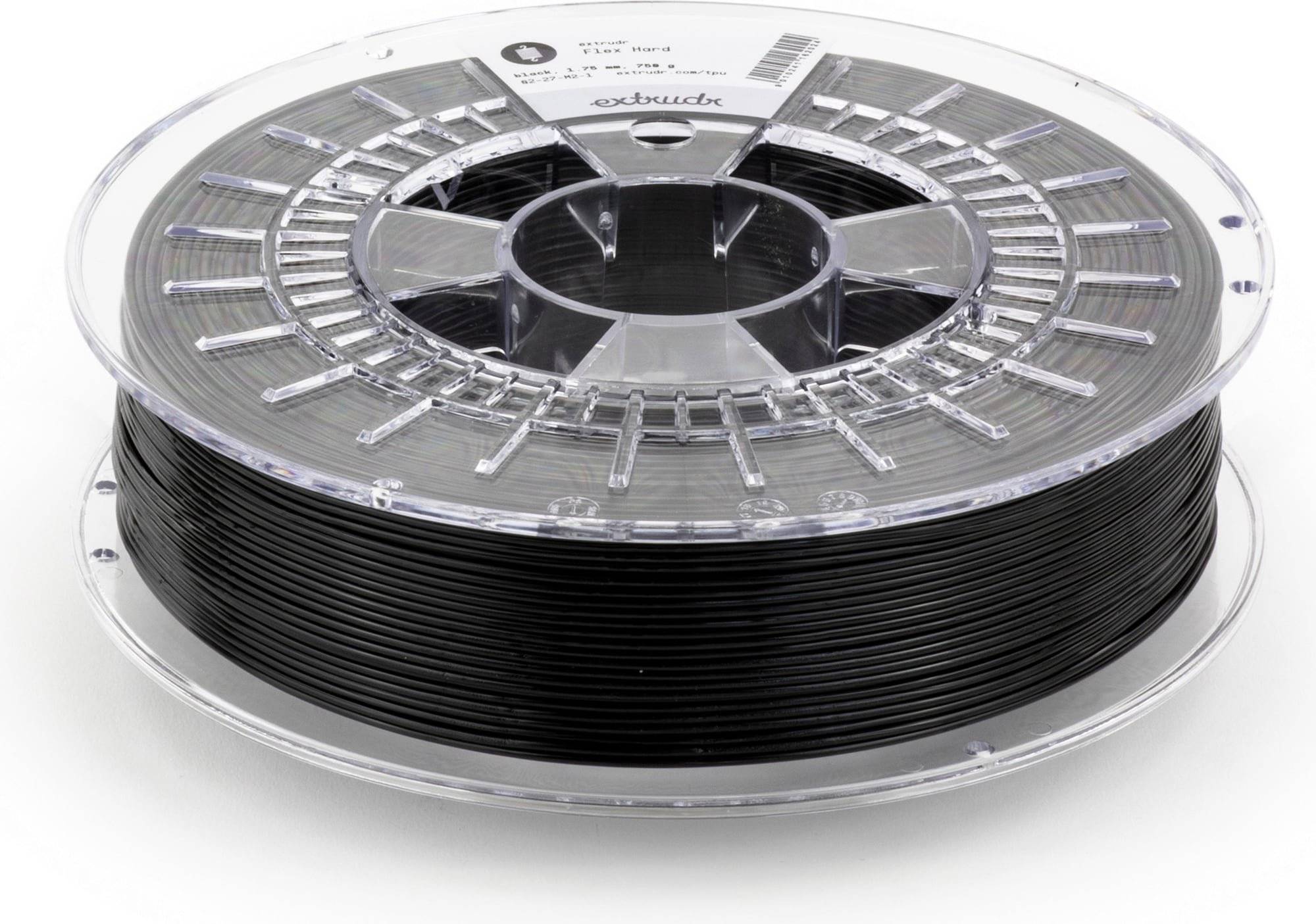 Extrudr TPU hard Schwarz - 1,75 mm