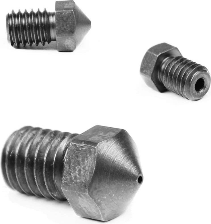 Micro-Swiss Düse Stahl gehärtet für E3D V5-V6 - 0,4 mm
