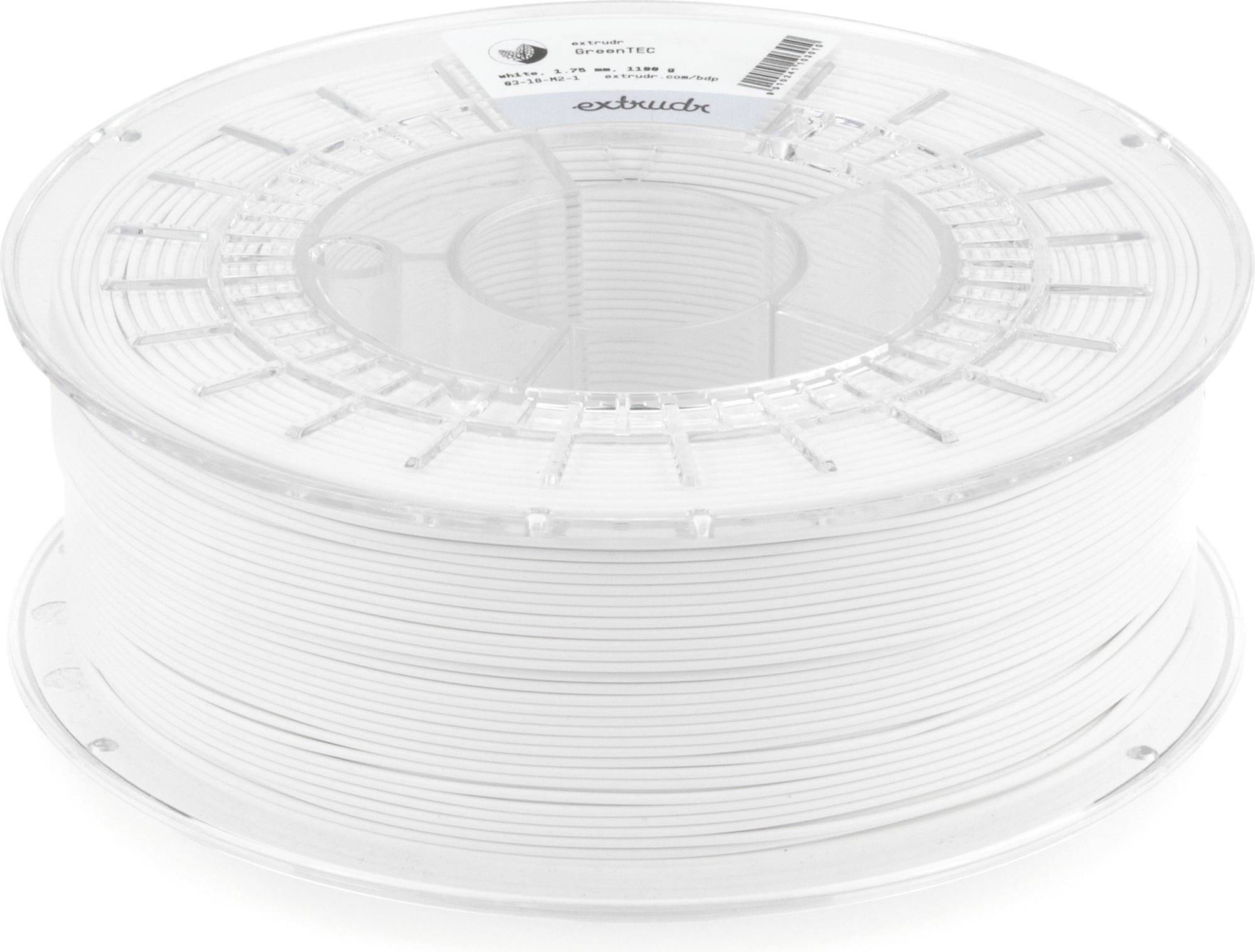 Extrudr Green-TEC Weiß - 1,75 mm / 1100 g