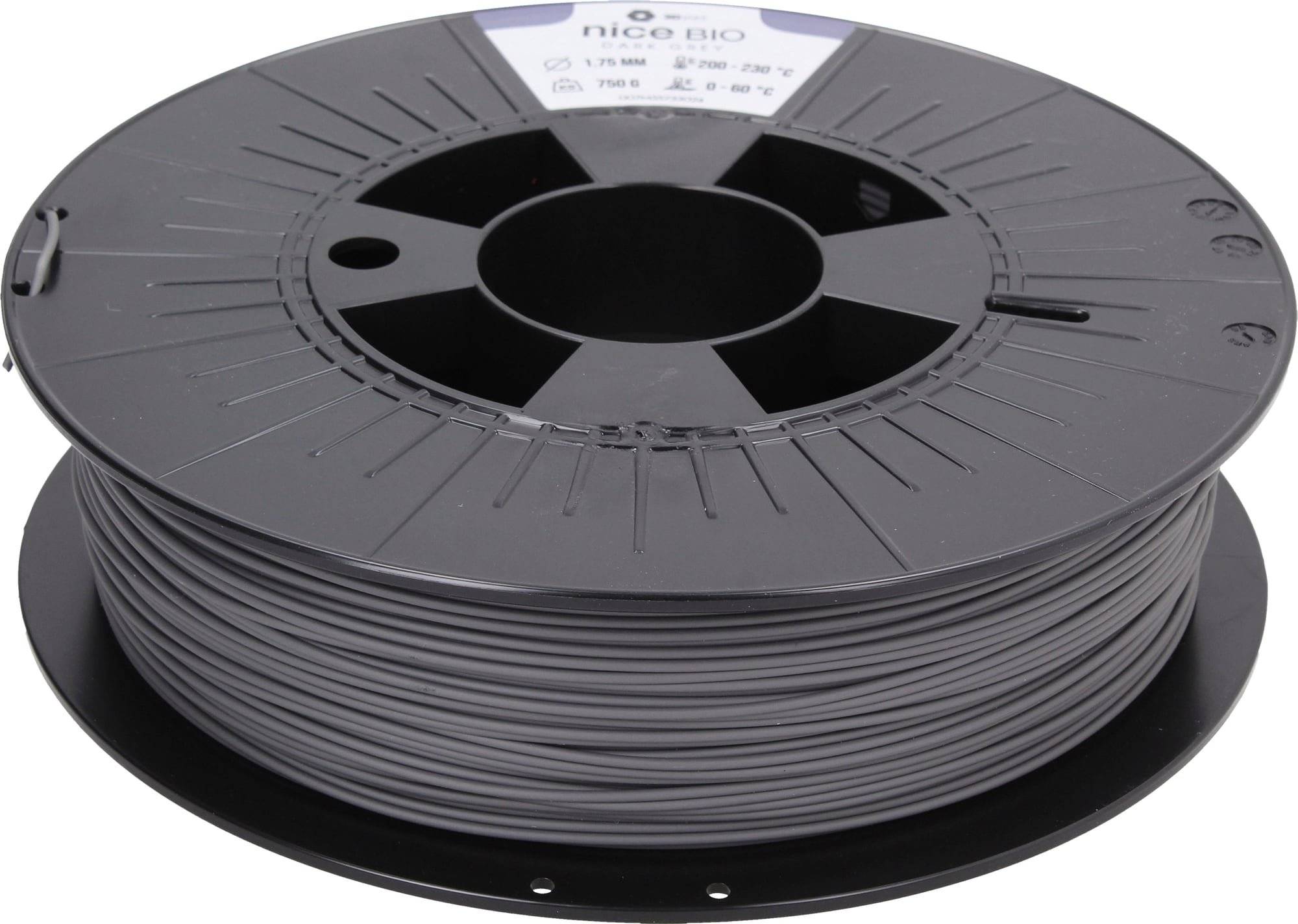 3DJAKE niceBIO Dunkelgrau - 1,75 mm / 2300 g