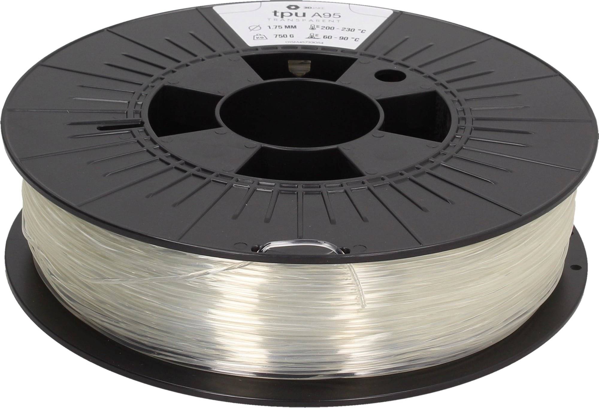 3DJAKE TPU A95 Transparent - 1,75 mm / 750 g