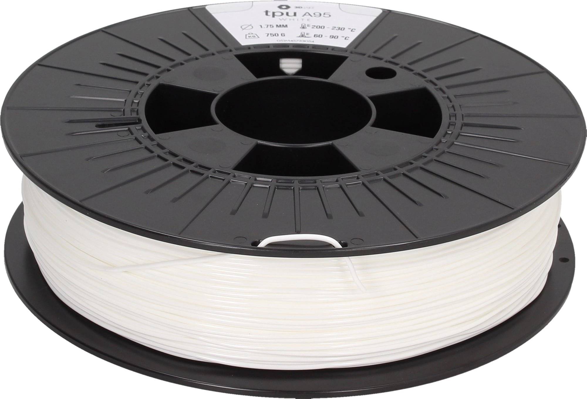 3DJAKE TPU A95 Weiß - 1,75 mm / 750 g