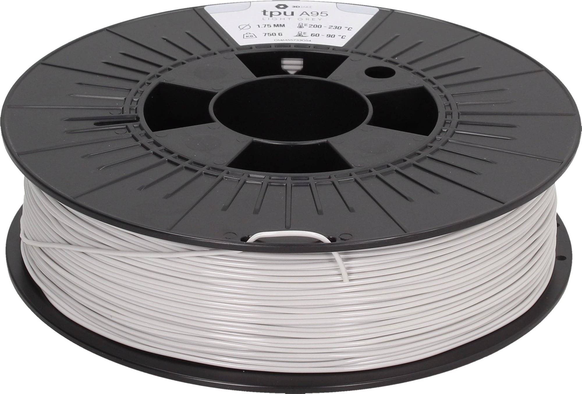 3DJAKE TPU A95 Hellgrau - 1,75 mm / 750 g
