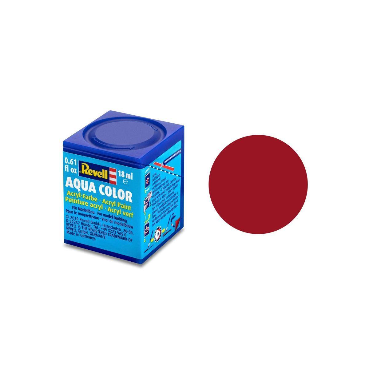 Modellbau-Farbe auf Wasserbasis, karminrot matt, RAL 3002, 18 ml