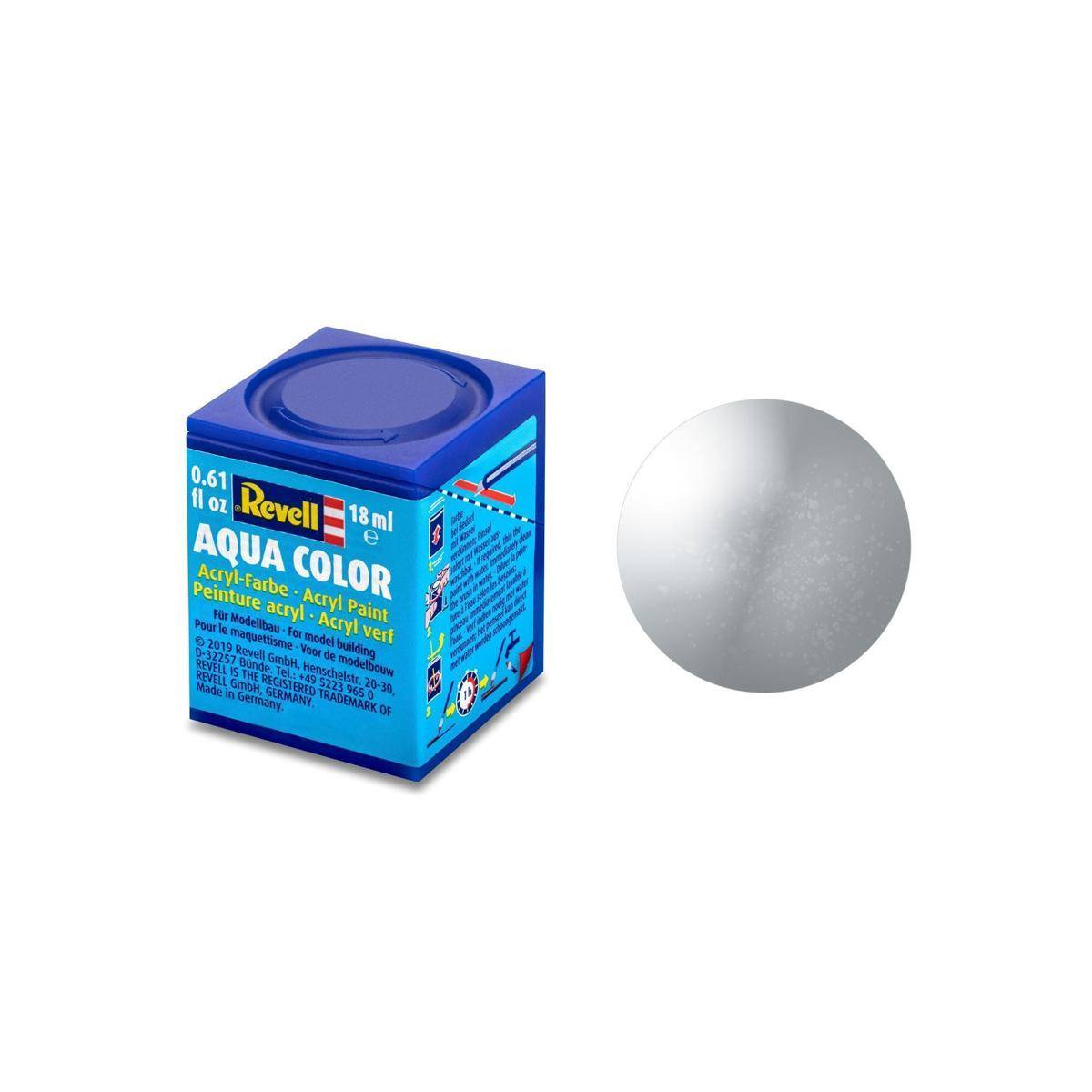 Modellbau-Farbe auf Wasserbasis, silber, metallic, 18 ml