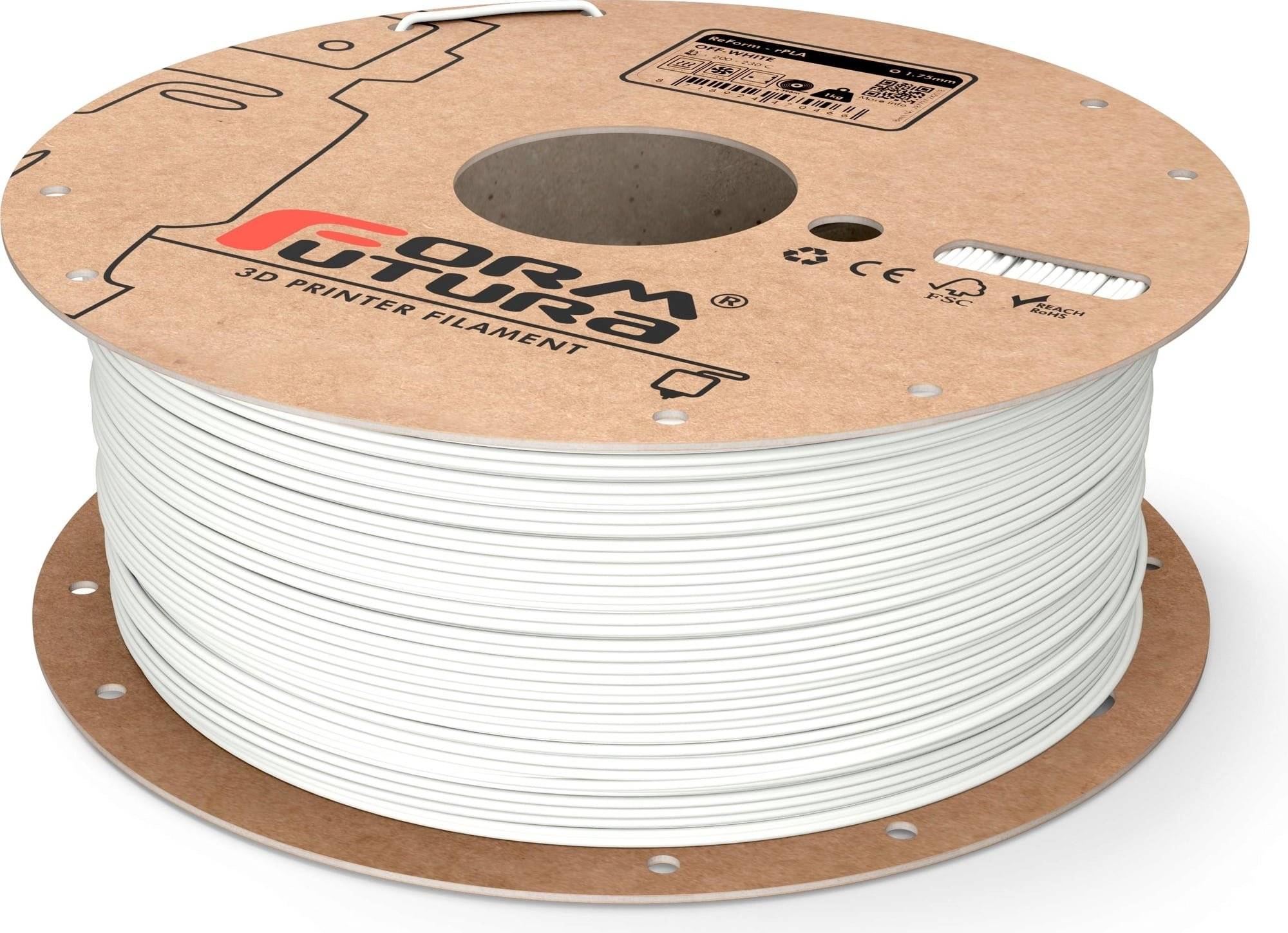 Formfutura ReForm™ - rPLA White - 1,75 mm