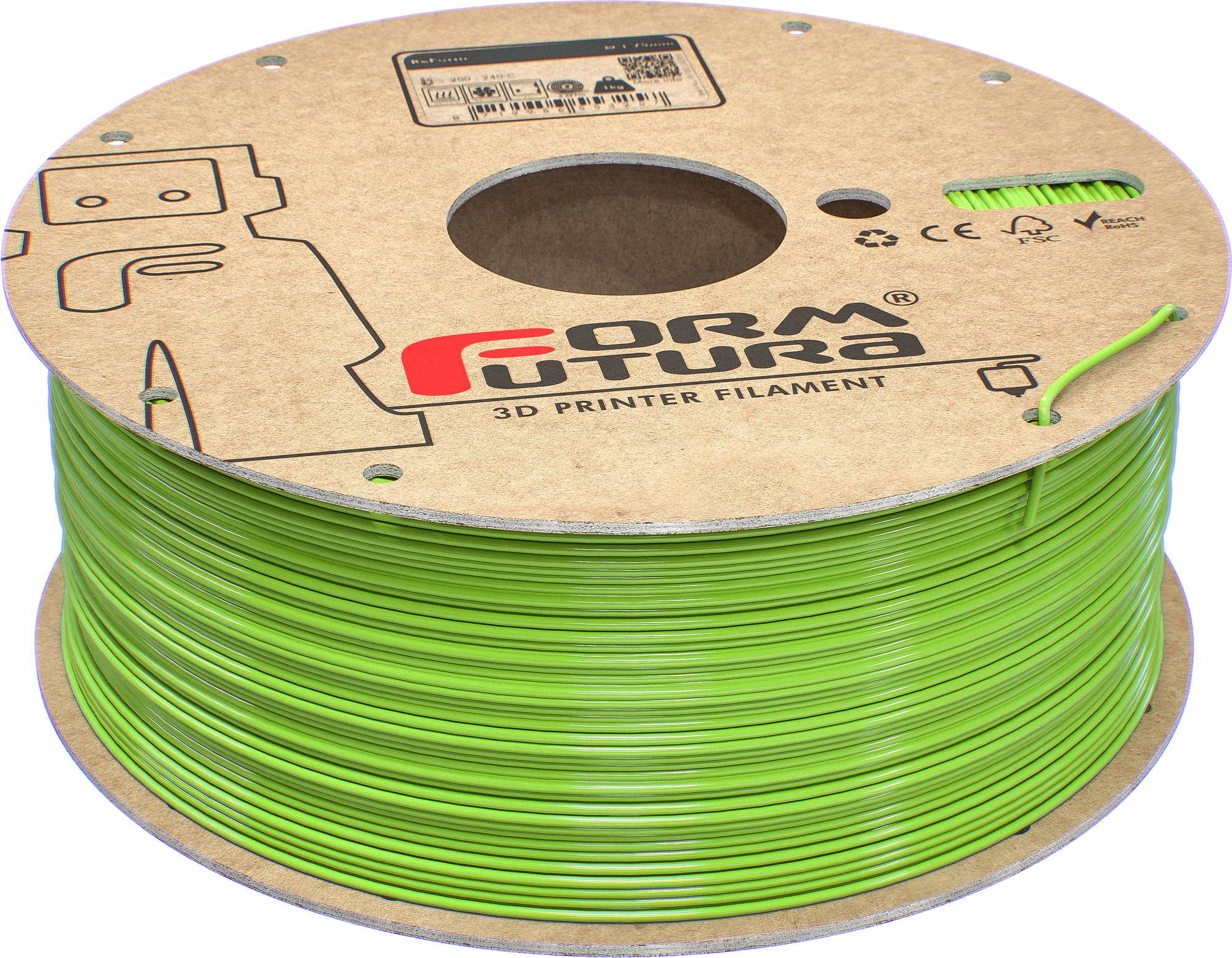 Formfutura ReForm rPET Light Green - 1,75 mm