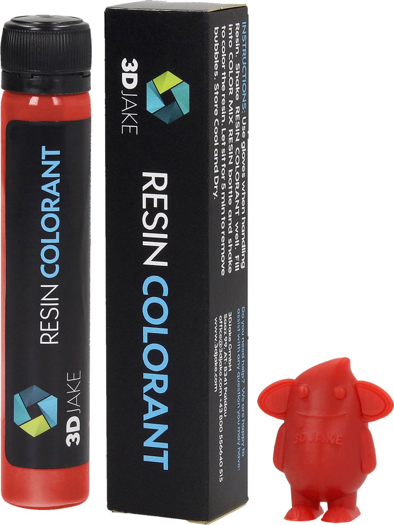 3DJAKE Resin Colorant Verkehrsrot - 25 g