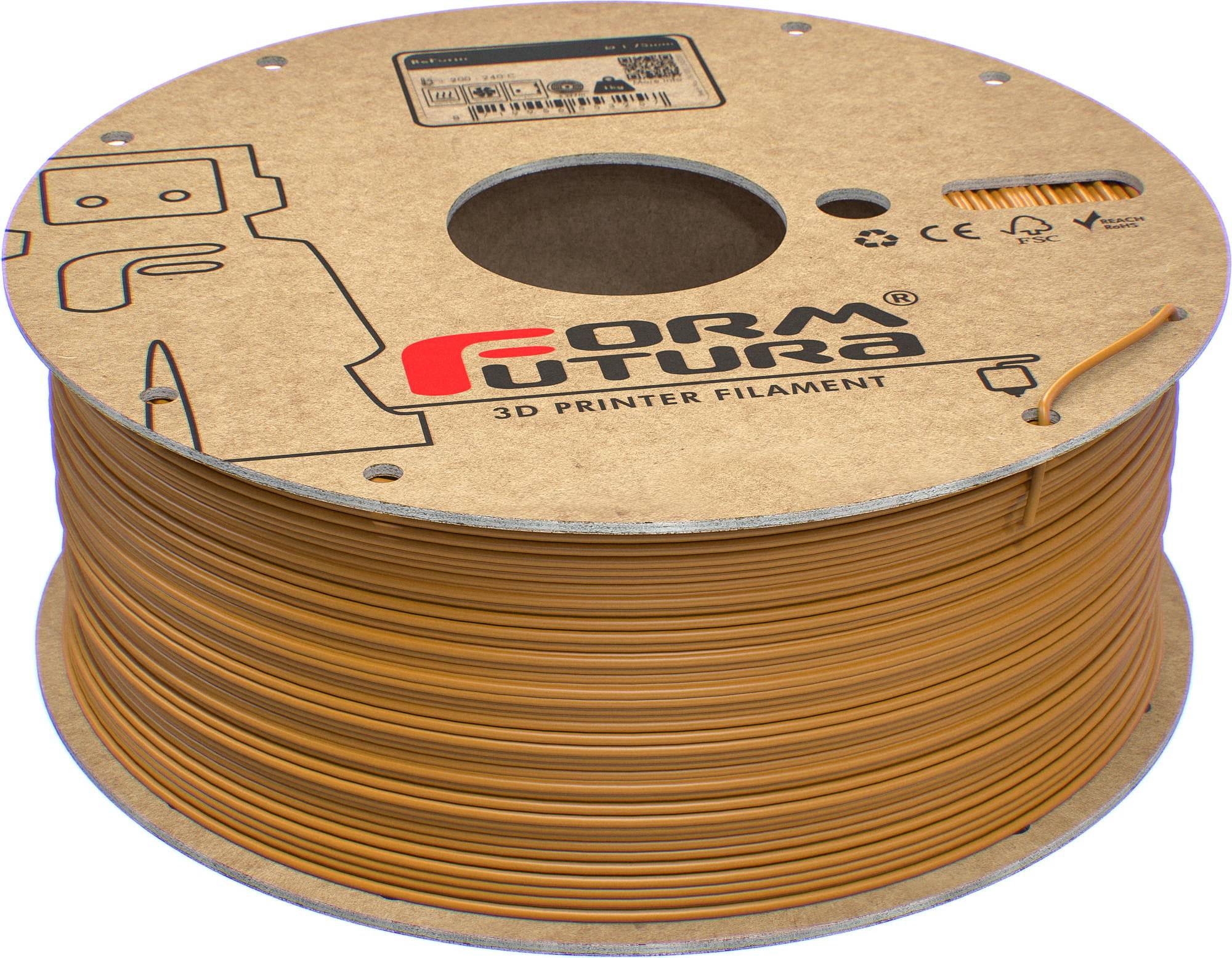 Formfutura ReForm - rPLA Caramel - 1,75 mm / 1000 g