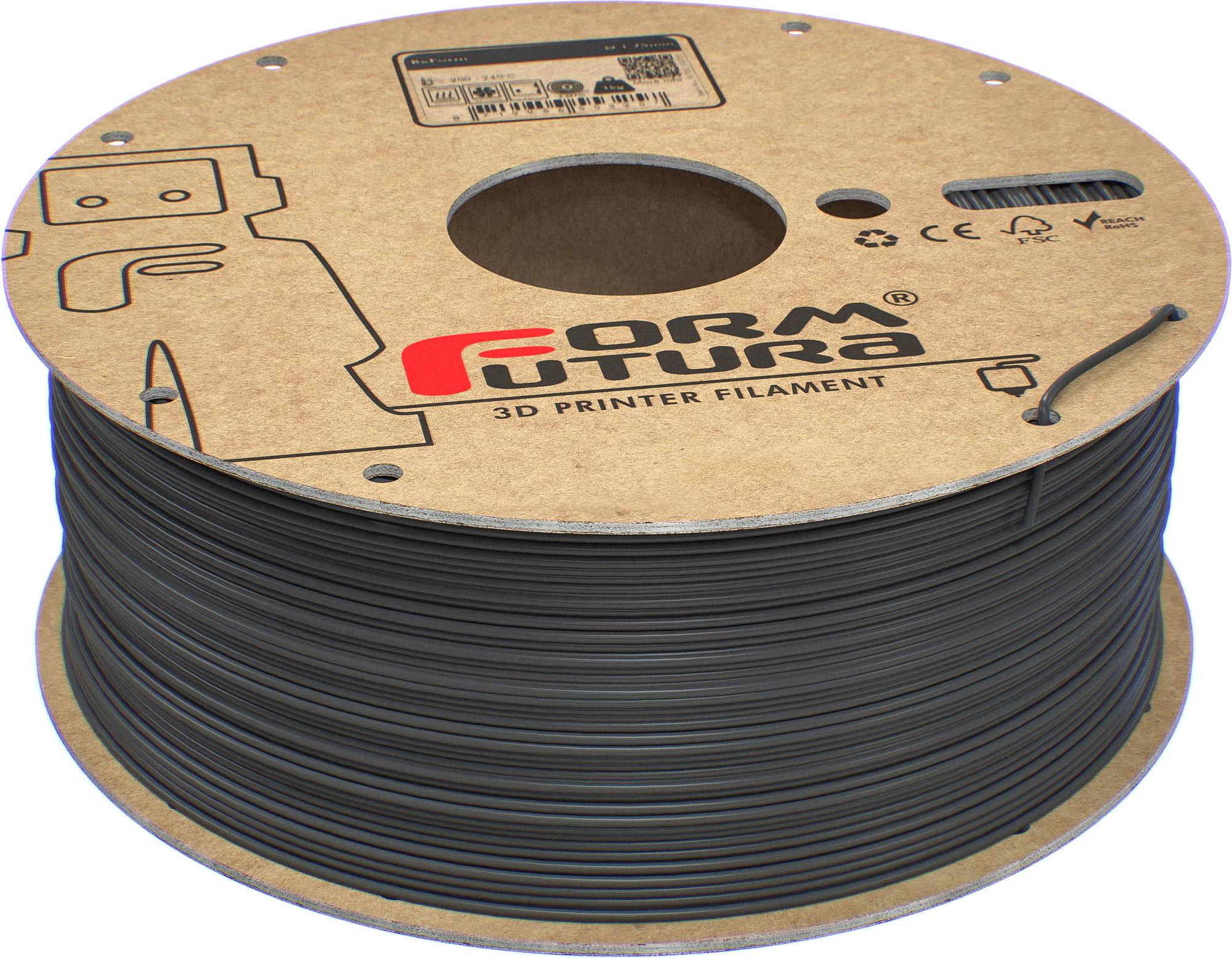 Formfutura ReForm™ - rTitan Anthracite Grey - 1,75 mm / 1000 g