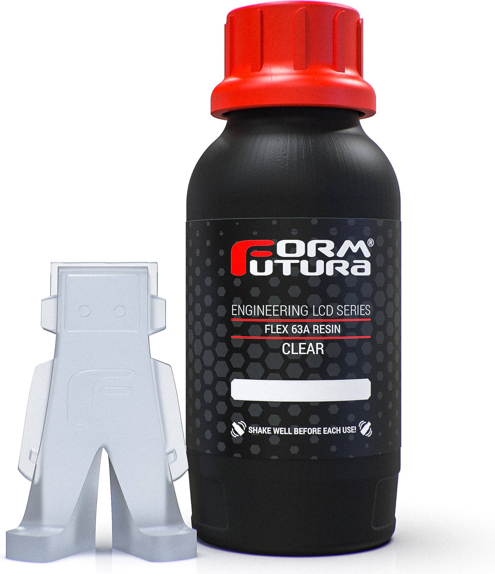 Formfutura Engineering LCD Series Flex 63A Resin Clear - 500 g