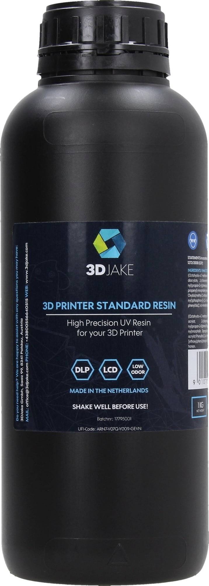 3DJAKE Resin Standard Schwarz - 500 g