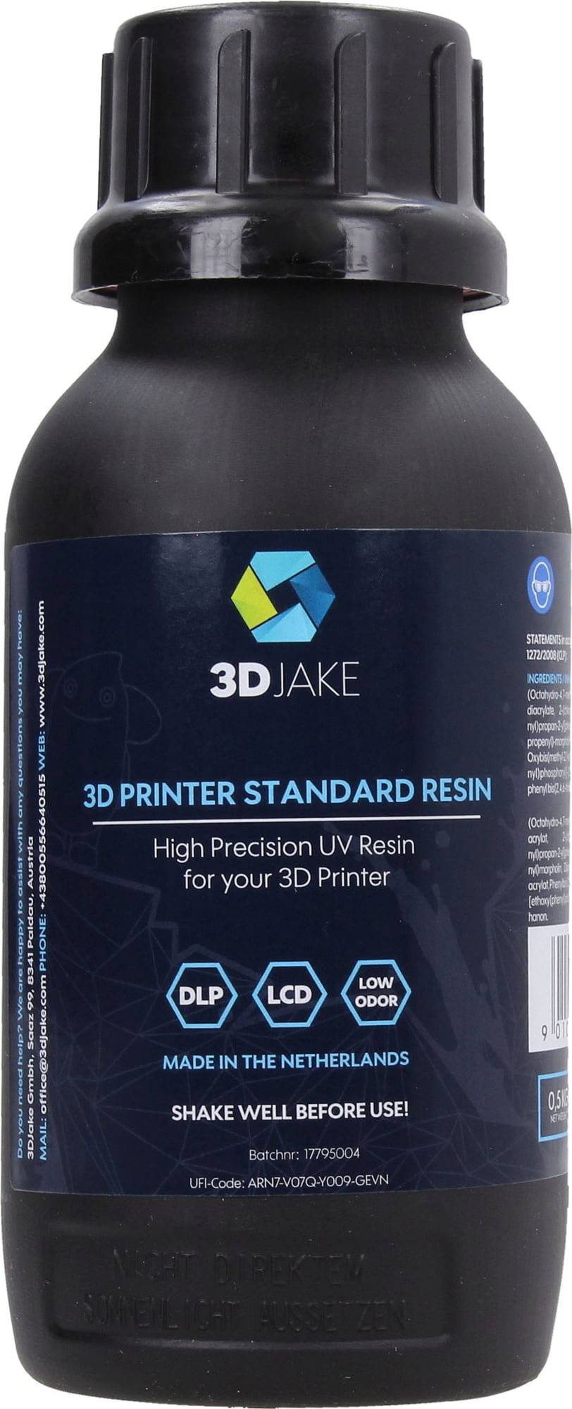 3DJAKE Resin Standard Dunkelgrau - 500 g