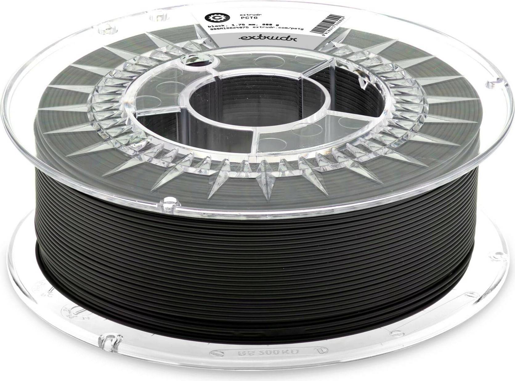 Extrudr PCTG schwarz - 1,75 mm / 800 g