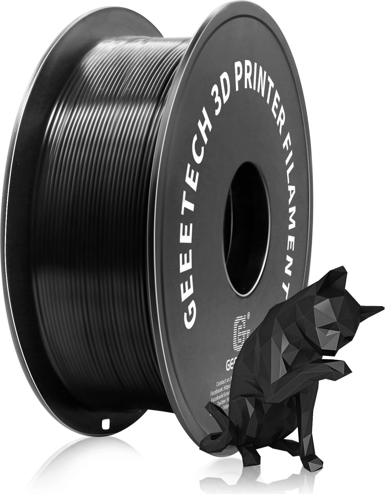 GEEETECH PETG Black - 1,75 mm / 1000 g