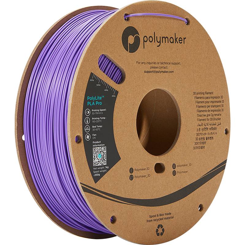 Polymaker PolyLite PLA PRO Purple - 1,75 mm