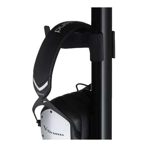 ROLAND VMH-D1 - V-Drum Kopfhörer (50,0mm Treiber | 3,50mm Klinkenstecker & 6,30mm Adapter) - schwarz/silber