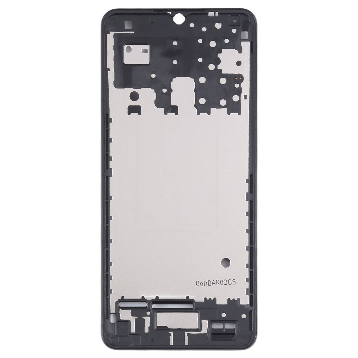 Für Samsung Galaxy M12 Front Housing LCD Bezel Rahmen Ersatz Schwarz