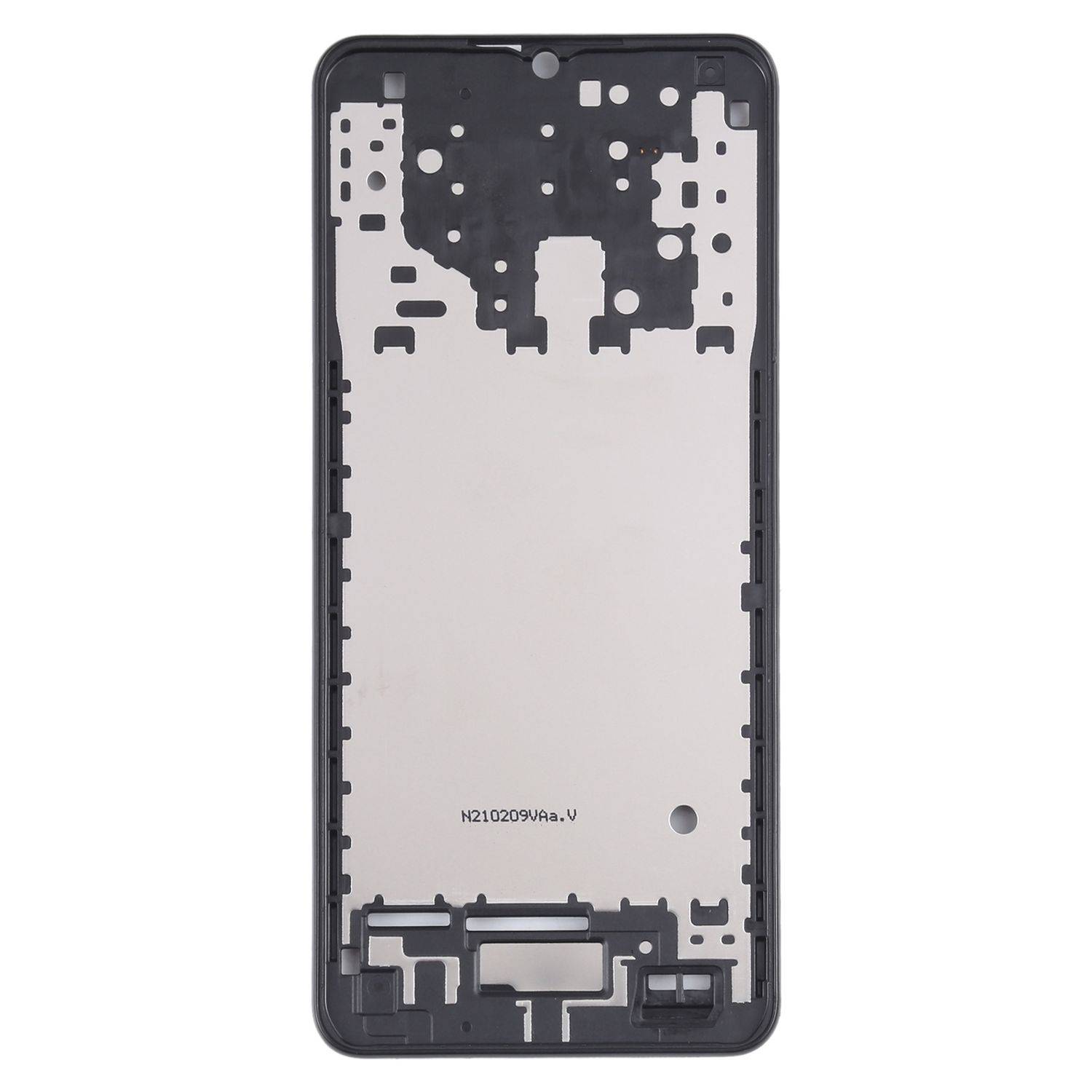 Für Samsung Galaxy A02 Front Housing LCD Bezel Rahmen Ersatz Schwarz