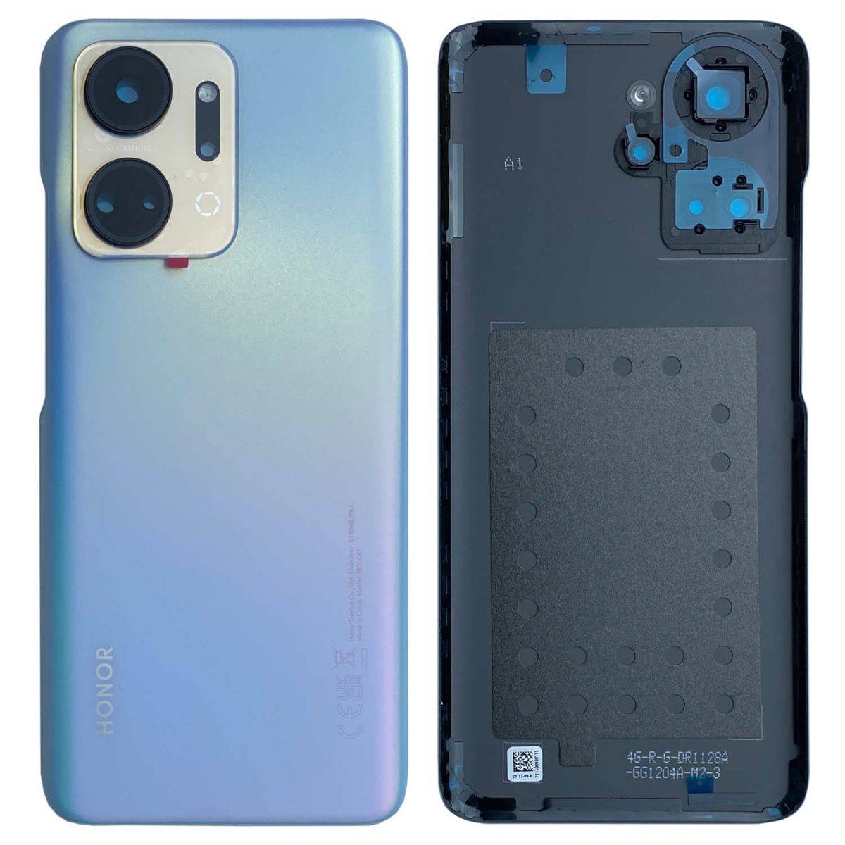 Honor Akkudeckel Batterie Cover für Honor X7a Ersatzteil Titanium Silver Silber