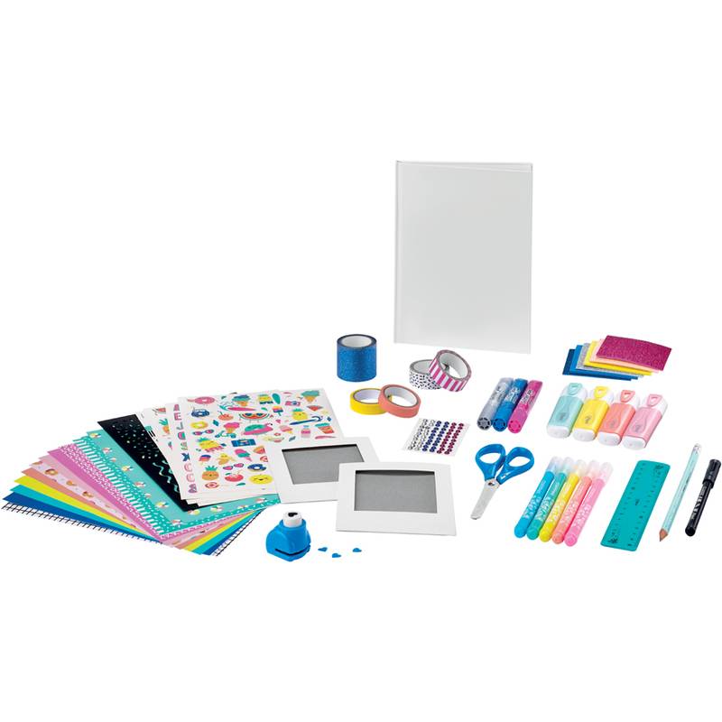Maped Scrapbooking-Set, weiß, 50-teilig