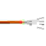 InLine® Verlegekabel Cat.7a, S/FTP (PiMF) 4x2x0,58 AWG23, 1200MHz, halogenfrei, orange, 50m Kabel /