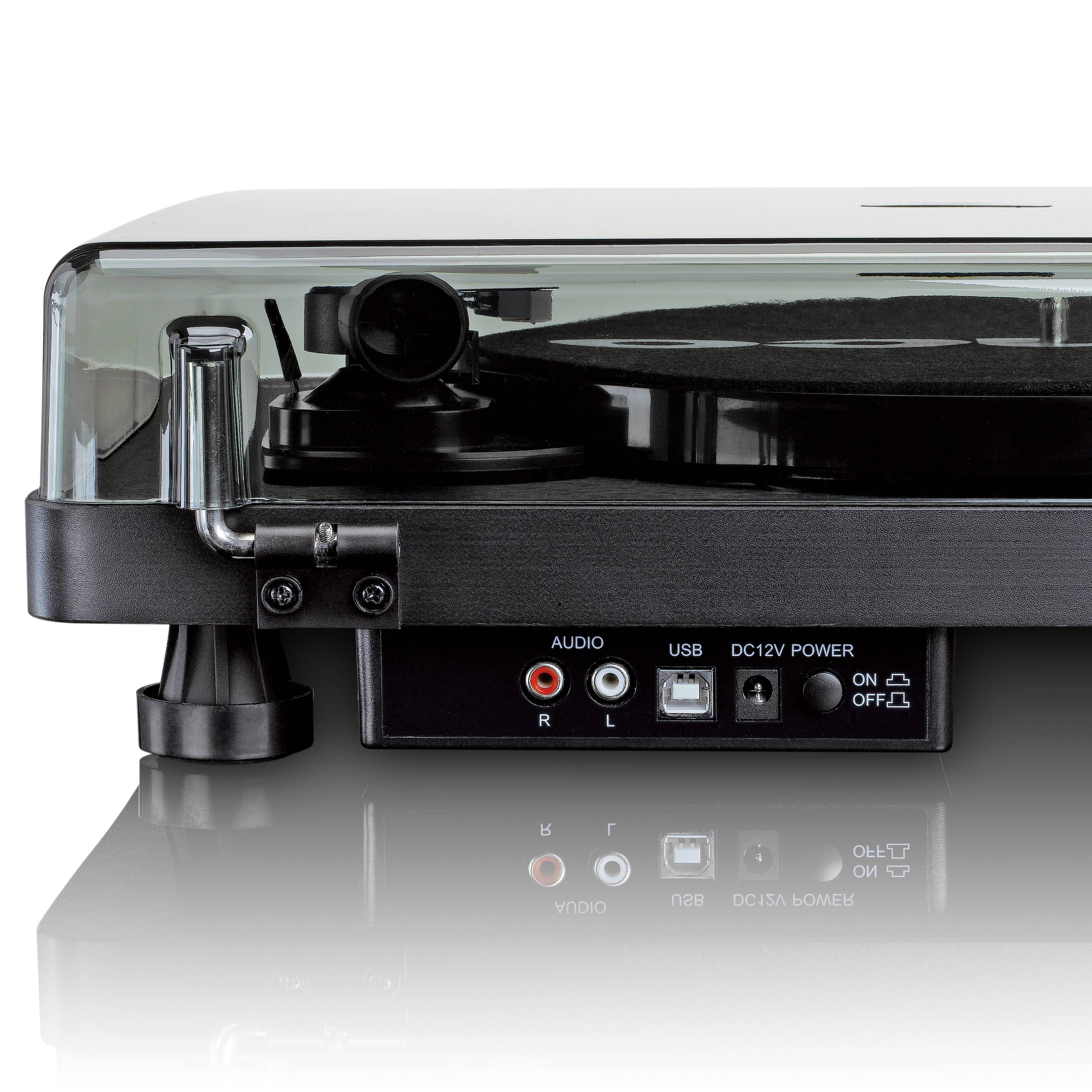 Lenco L-30BK Plattenspieler in Schwarzen-Holzdesign - Ein moderner Klassiker für Ihre Vinylsammlung Beleben Sie Ihre Schallplatten mit dem Lenco