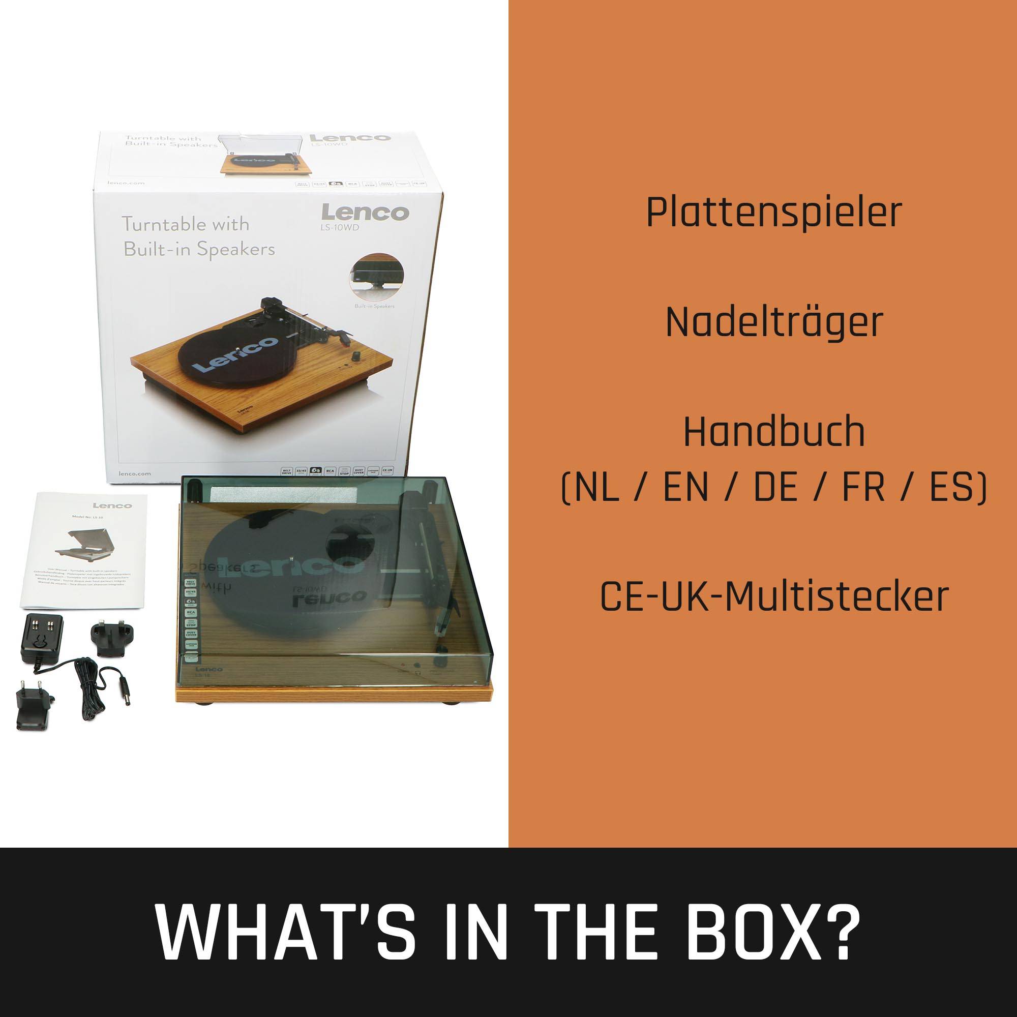 Erlebe Musik wie nie zuvor mit dem Lenco LS-10WD PlattenspielerSie suchen nach einer unkomplizierten Möglichkeit, Ihre Vinyl-Schätze zum Leben zu er