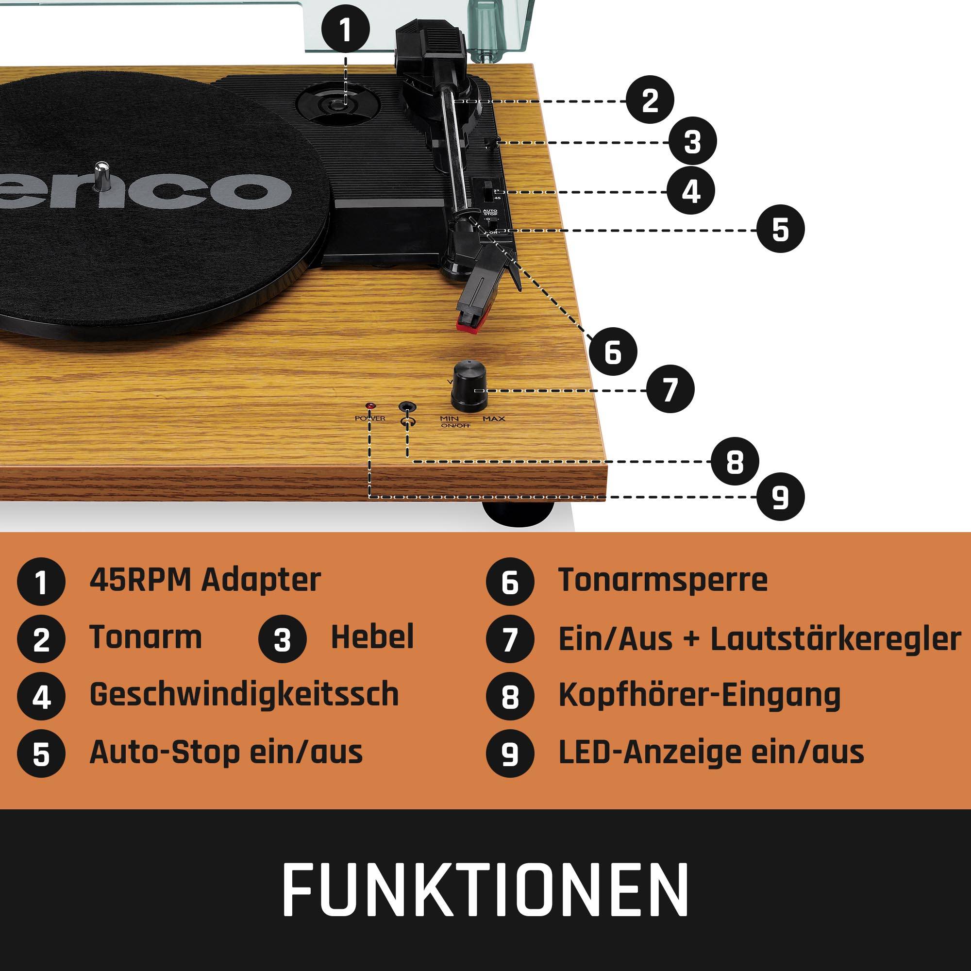 Erlebe Musik wie nie zuvor mit dem Lenco LS-10WD PlattenspielerSie suchen nach einer unkomplizierten Möglichkeit, Ihre Vinyl-Schätze zum Leben zu er
