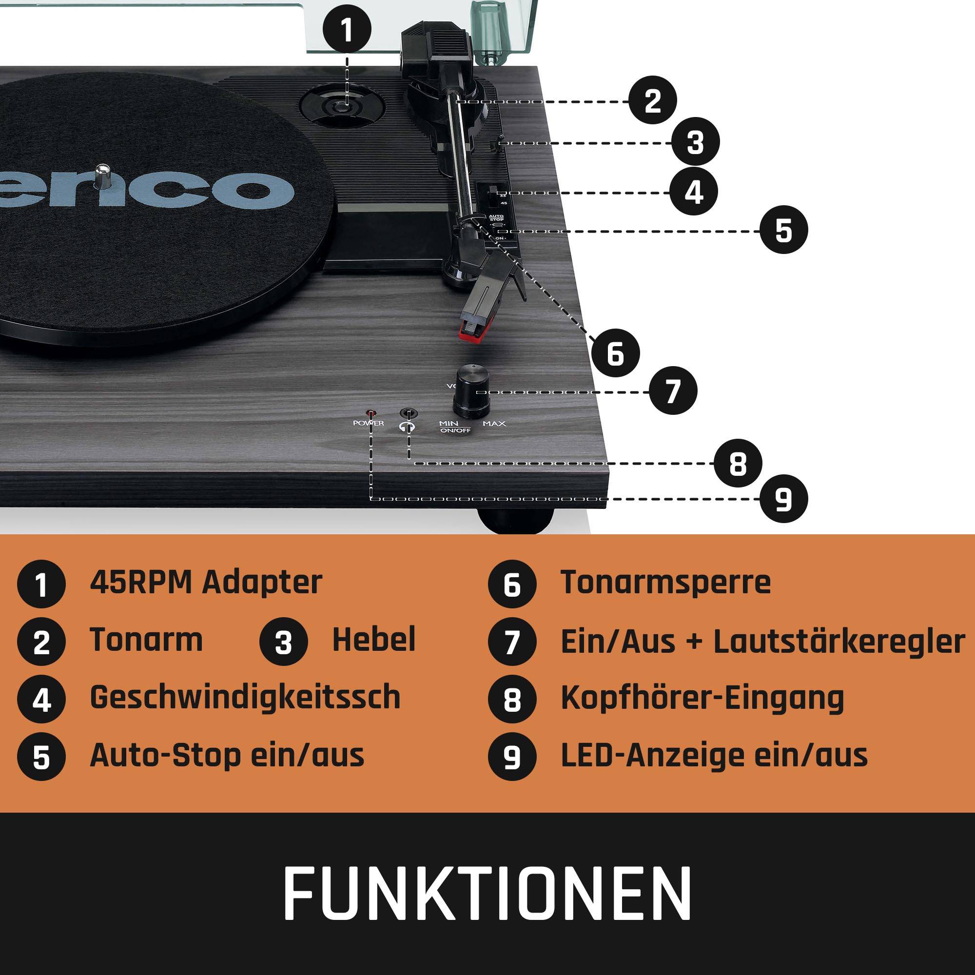 Erlebe Musik wie nie zuvor mit dem Lenco LS-10BK PlattenspielerSie suchen nach einer unkomplizierten Möglichkeit, Ihre Vinyl-Schätze zum Leben zu er