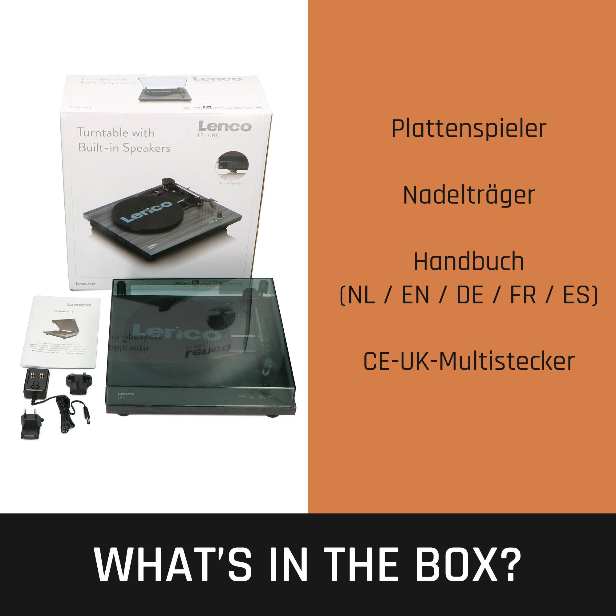 Erlebe Musik wie nie zuvor mit dem Lenco LS-10BK PlattenspielerSie suchen nach einer unkomplizierten Möglichkeit, Ihre Vinyl-Schätze zum Leben zu er