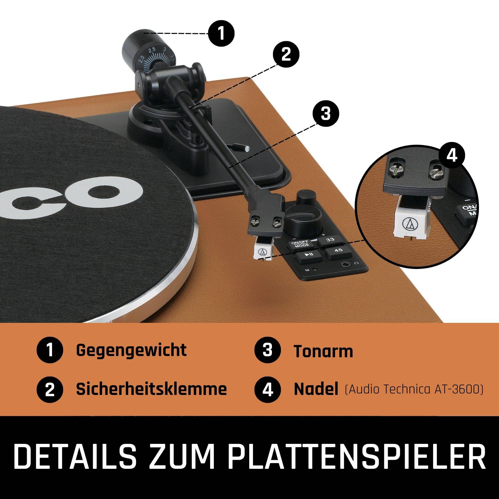 Der Lenco LS-430 Plattenspieler: Moderne trifft KlassikDer Lenco LS-430 vereint klassisches Design mit moderner Technologie. Genießen Sie Ihre