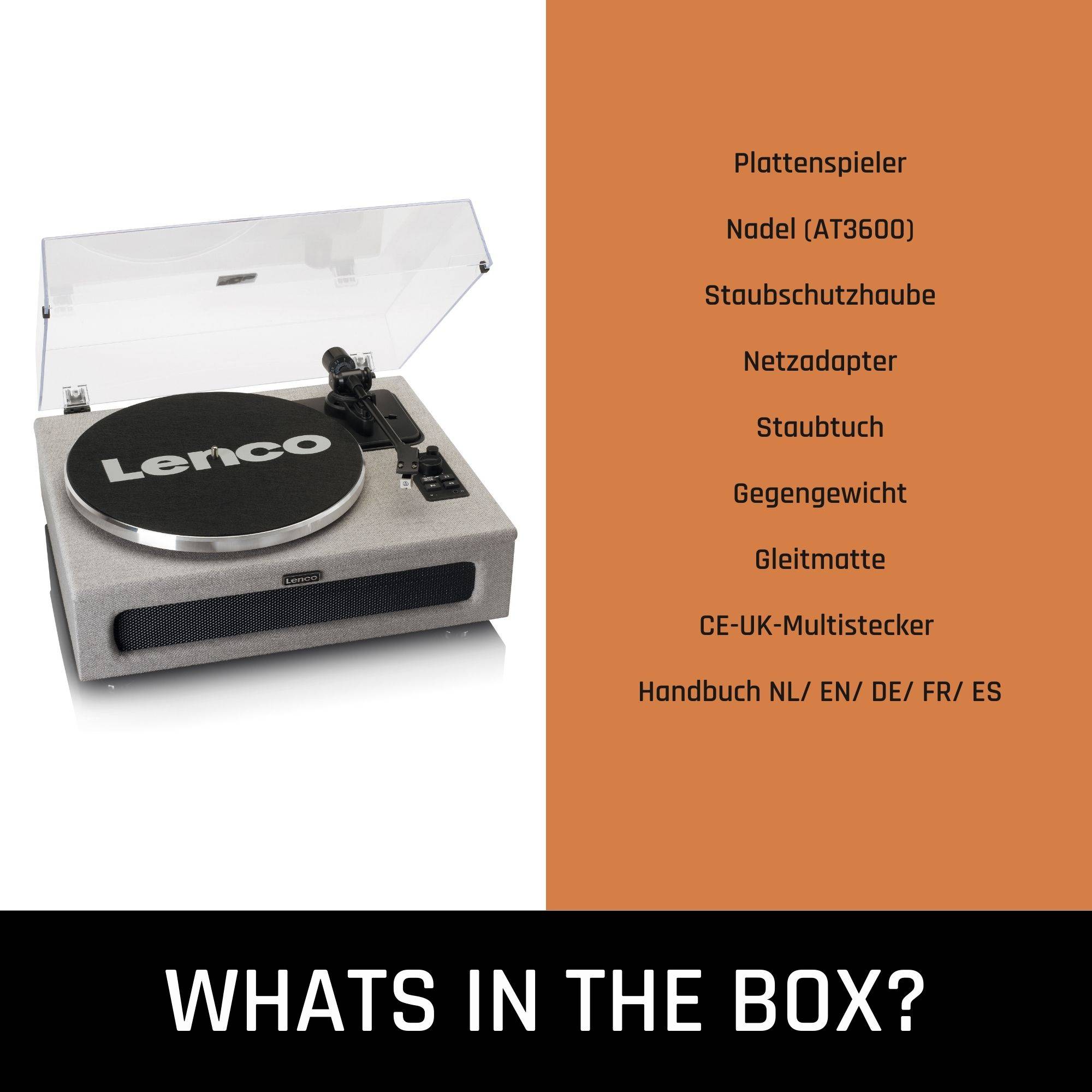 Entdecken Sie den Lenco LS-440 Plattenspieler Genießen Sie Ihre Lieblings-LP oder streamen Sie Ihre Top-Playlist direkt über Bluetooth® 5.0 mit de