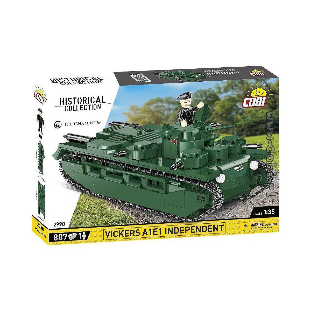 Vickers A1E1 Independent, Modell, 887 Teile, ab 9 Jahren
