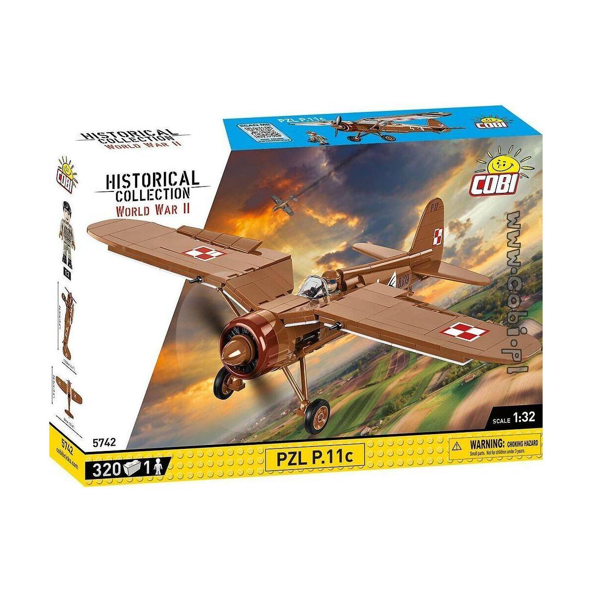 PZL P.11c, Modell, 320 Teile, ab 7 Jahren