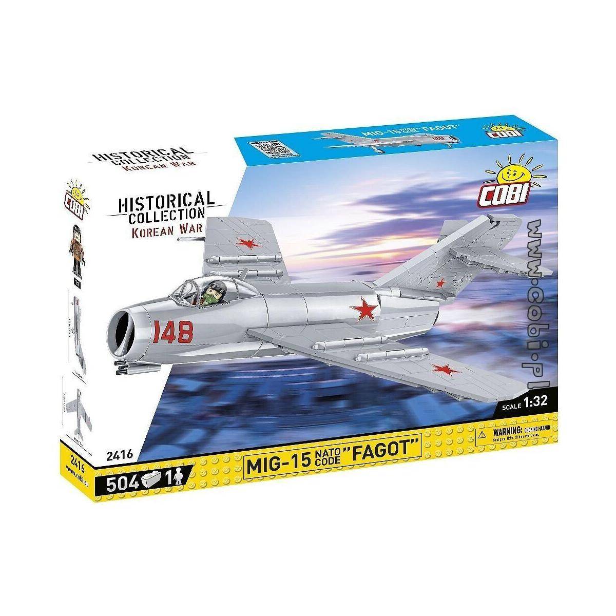 MiG-15 Fagot, Modell, 504 Teile, ab 7 Jahren